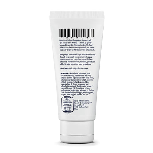 4Life Transfer Factor RenewAll Gel texture close-up for lightweight absorption