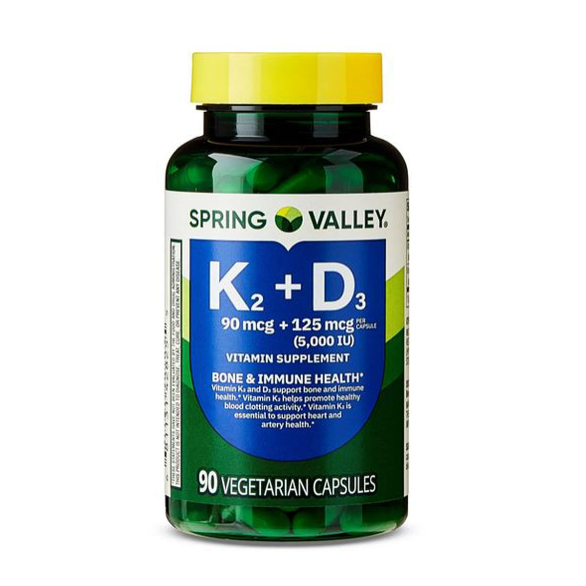 4TOPCARE Vitamin K2 D3 bottle front for daily wellness support
