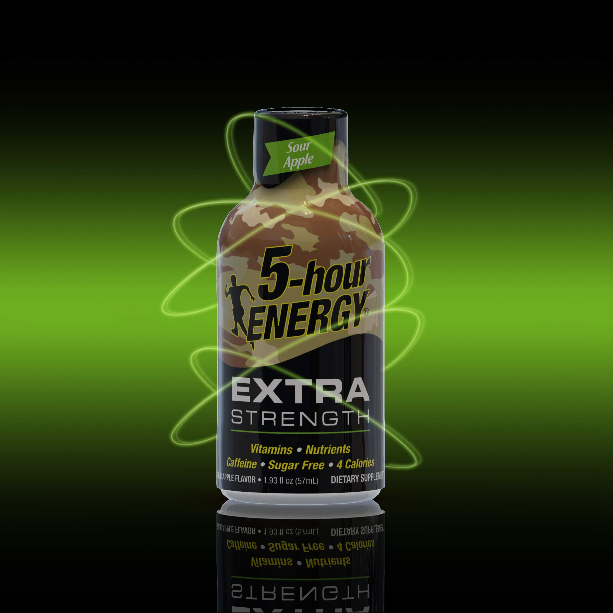 5-hour ENERGY Sour Apple desk shot for focused work sessions.