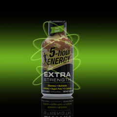 5-hour ENERGY Sour Apple desk shot for focused work sessions.