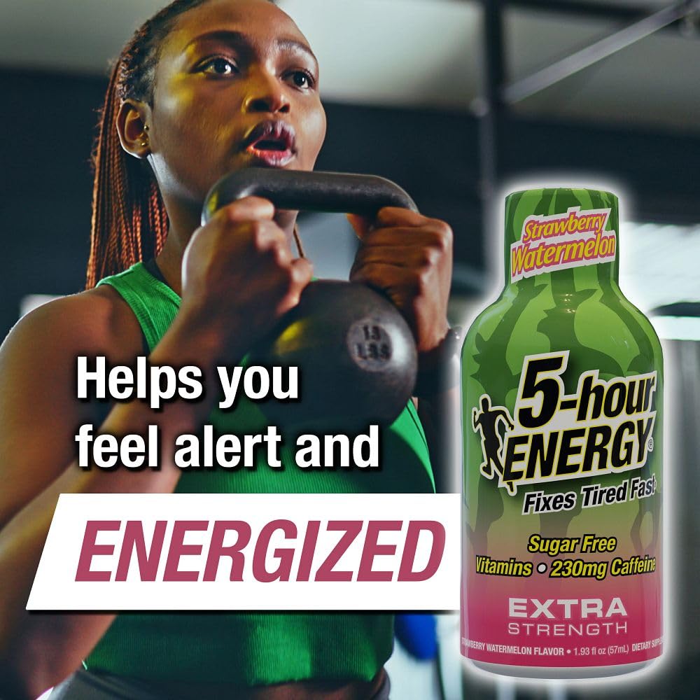 5-hour ENERGY vitamin blend emphasis with B-vitamins