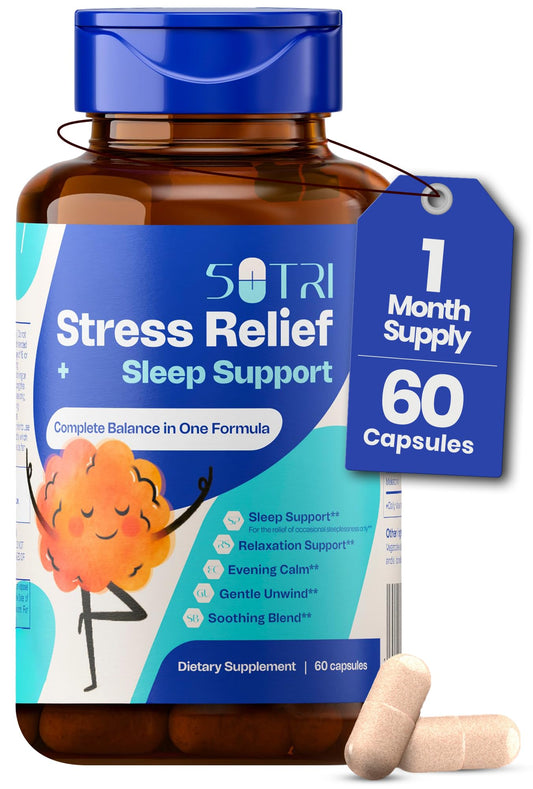 5 Nutri Magnesium Citrate 200mg bottle on shelf for stress and sleep support