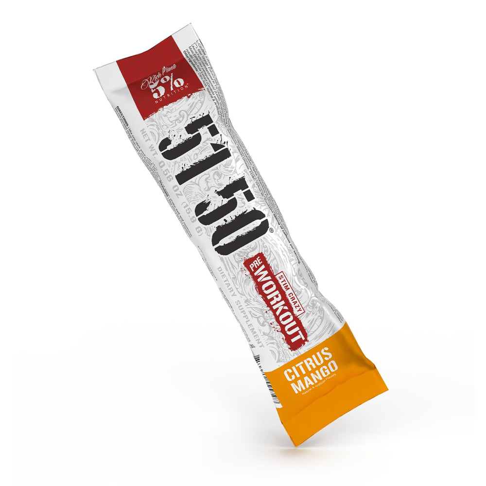 Dosed scoop of 5150 showing precise serving for consistent fueling.