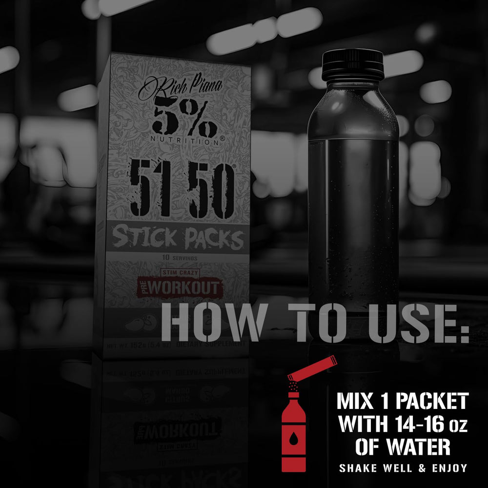 Visual emphasis on L-Citrulline in Rich Piana 5150 signaling strong pumps potential.