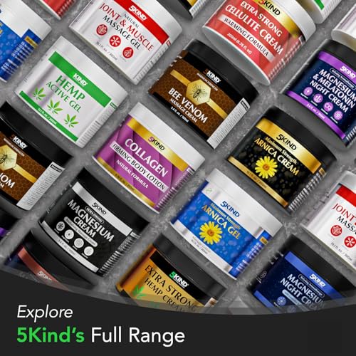 5kind Arnica Gel brand display with product on shelf.