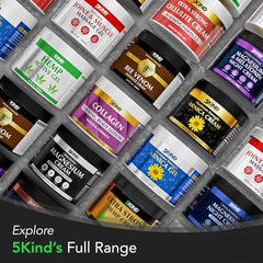 5kind Arnica Gel brand display with product on shelf.