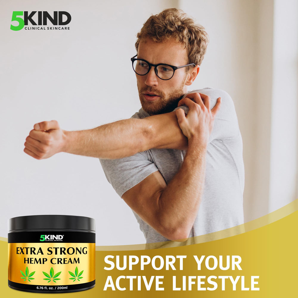 5Kind Hemp Cream natural ingredients with rosemary for skin comfort