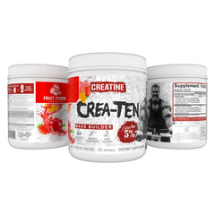 CreaTEN accelerate blend label close-up highlighting absorption features.