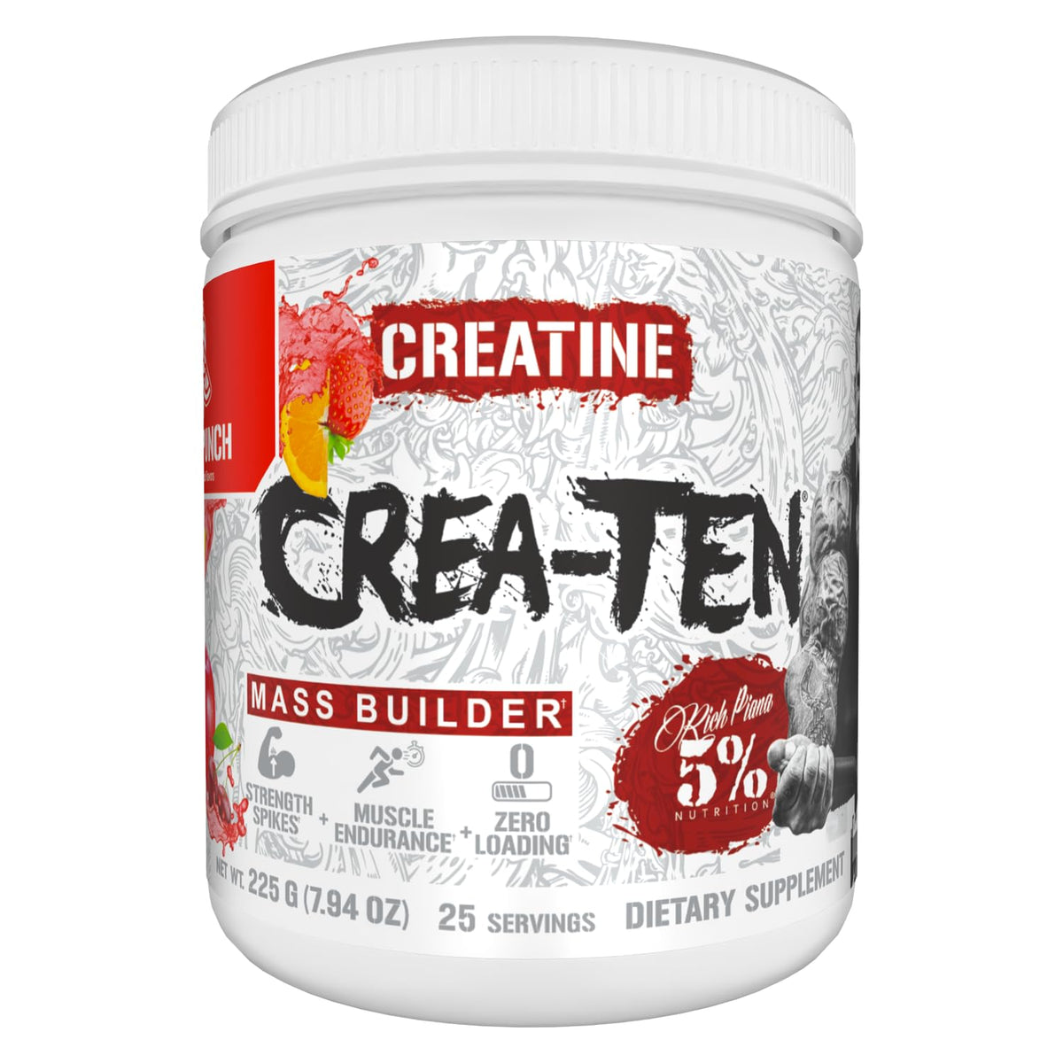 CreaTEN bottle pouring, convenient post-workout recovery.