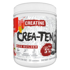 CreaTEN bottle pouring, convenient post-workout recovery.