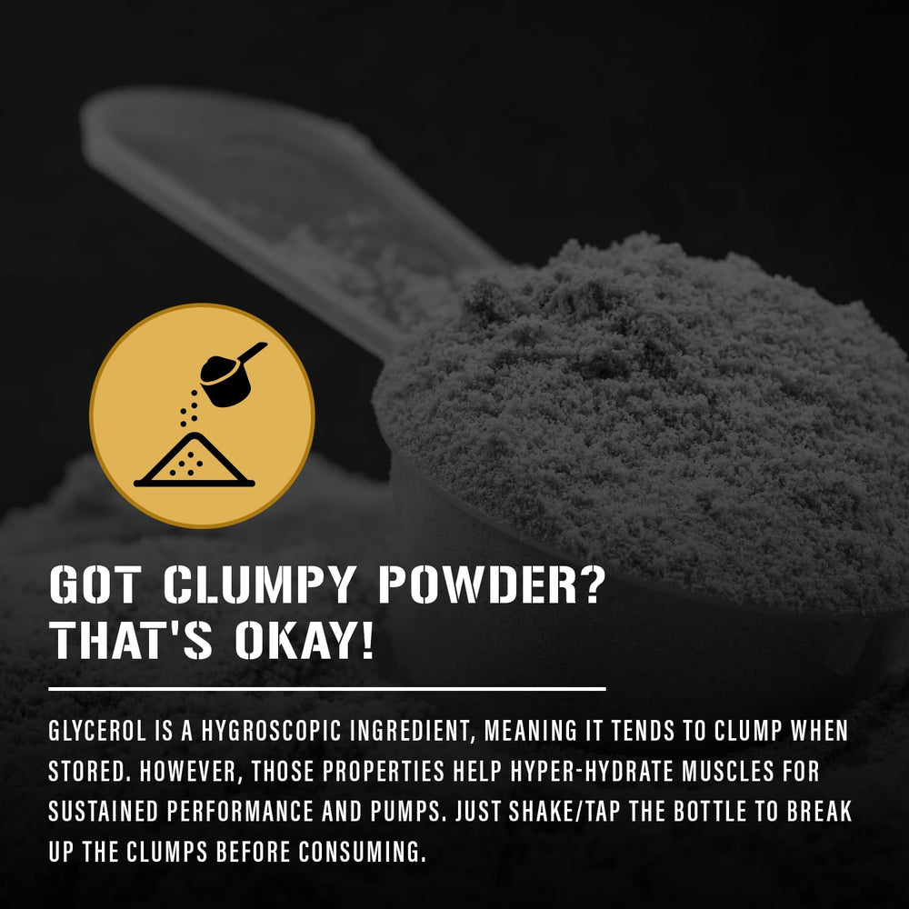 Pre-workout setup with 5% Nutrition Core L-Citrulline 3000 ready to blend.