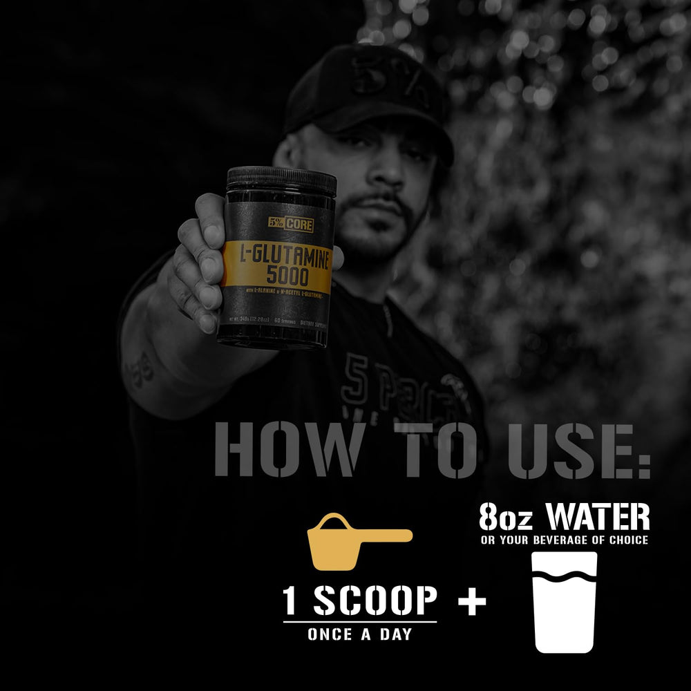 Core L-Glutamine supports immune and digestive health alongside training.