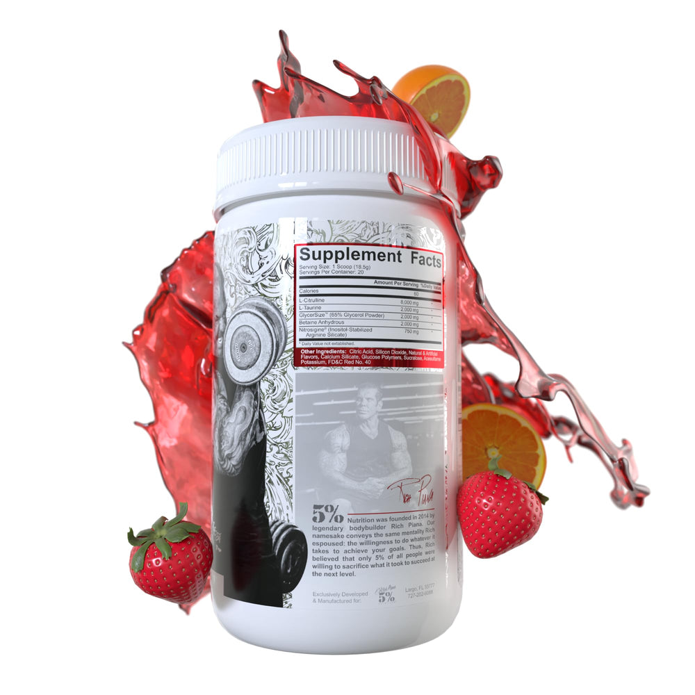 Beet root and L-Citrulline visuals emphasize nitric oxide support.