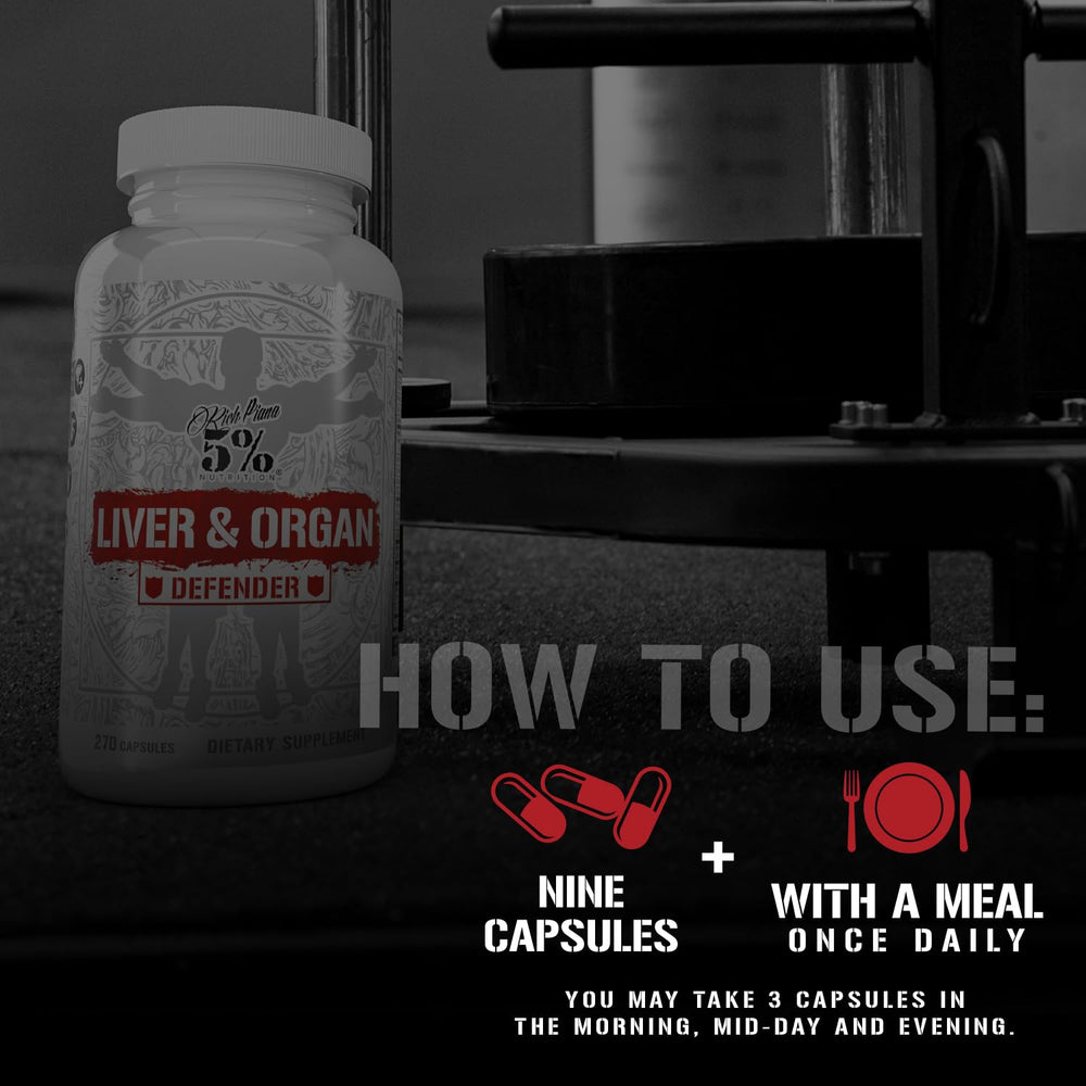 Label detail showing comprehensive organ defense ingredients for everyday toxins
