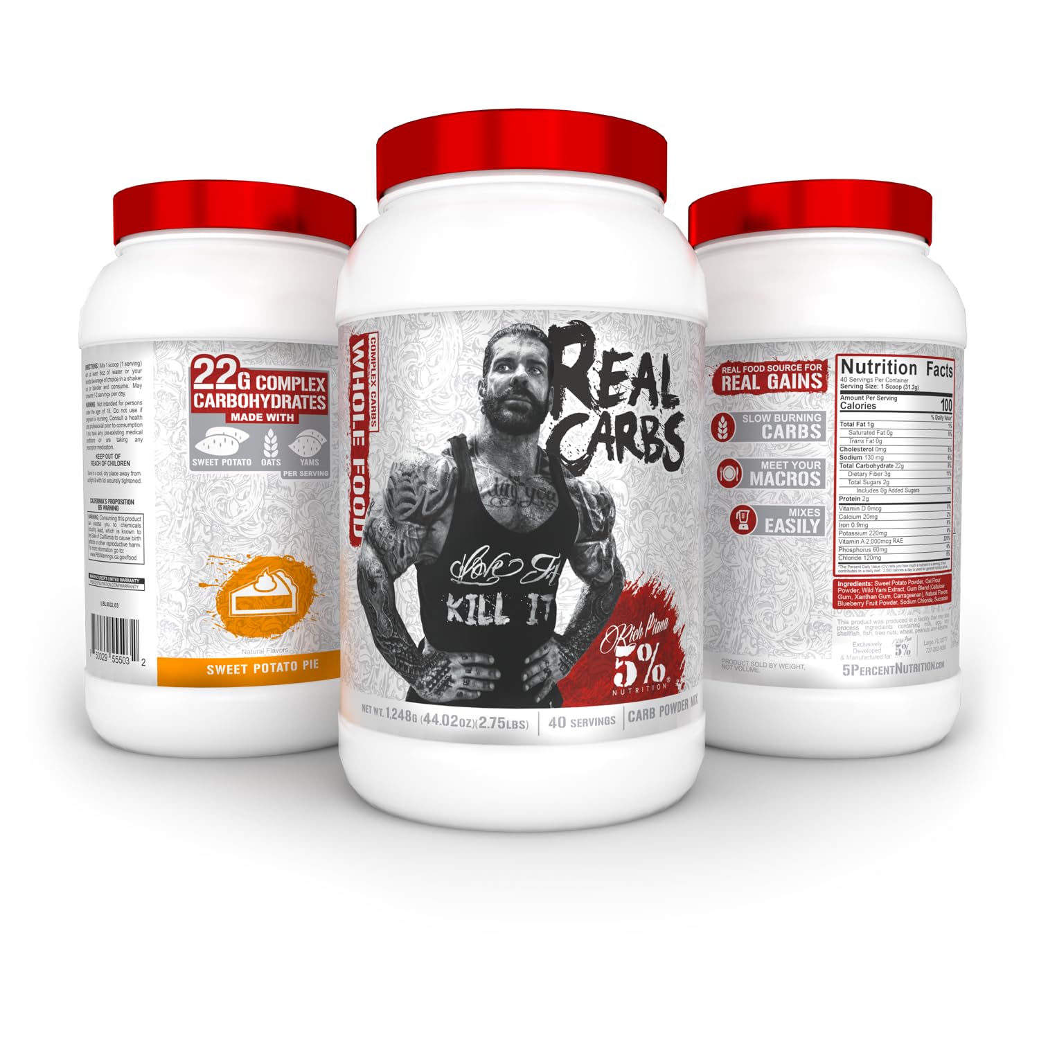 Prepared Real Carbs shake ready for pre-workout or recovery fueling.