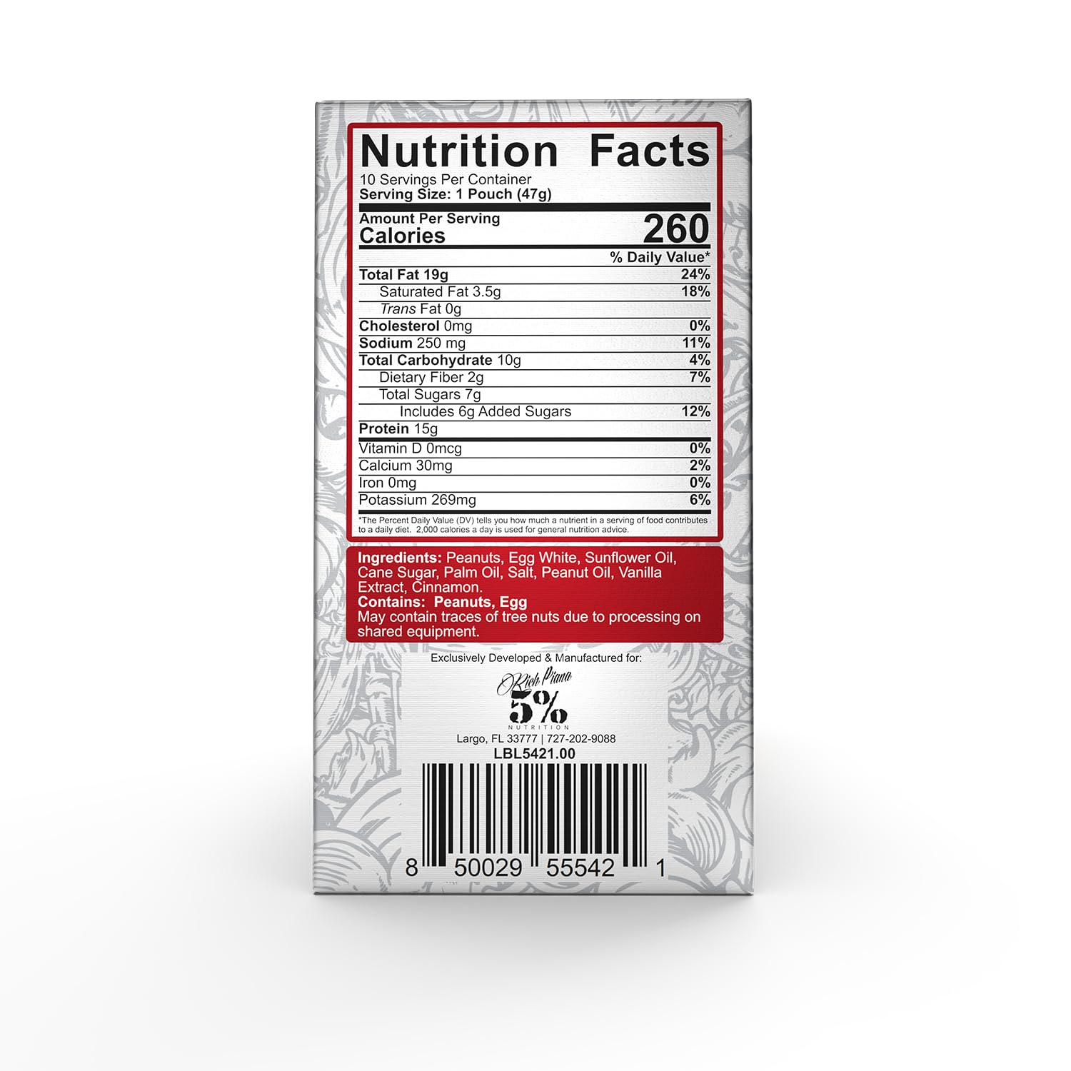 5% Nutrition Snack Time in a bag for travel-friendly snack.