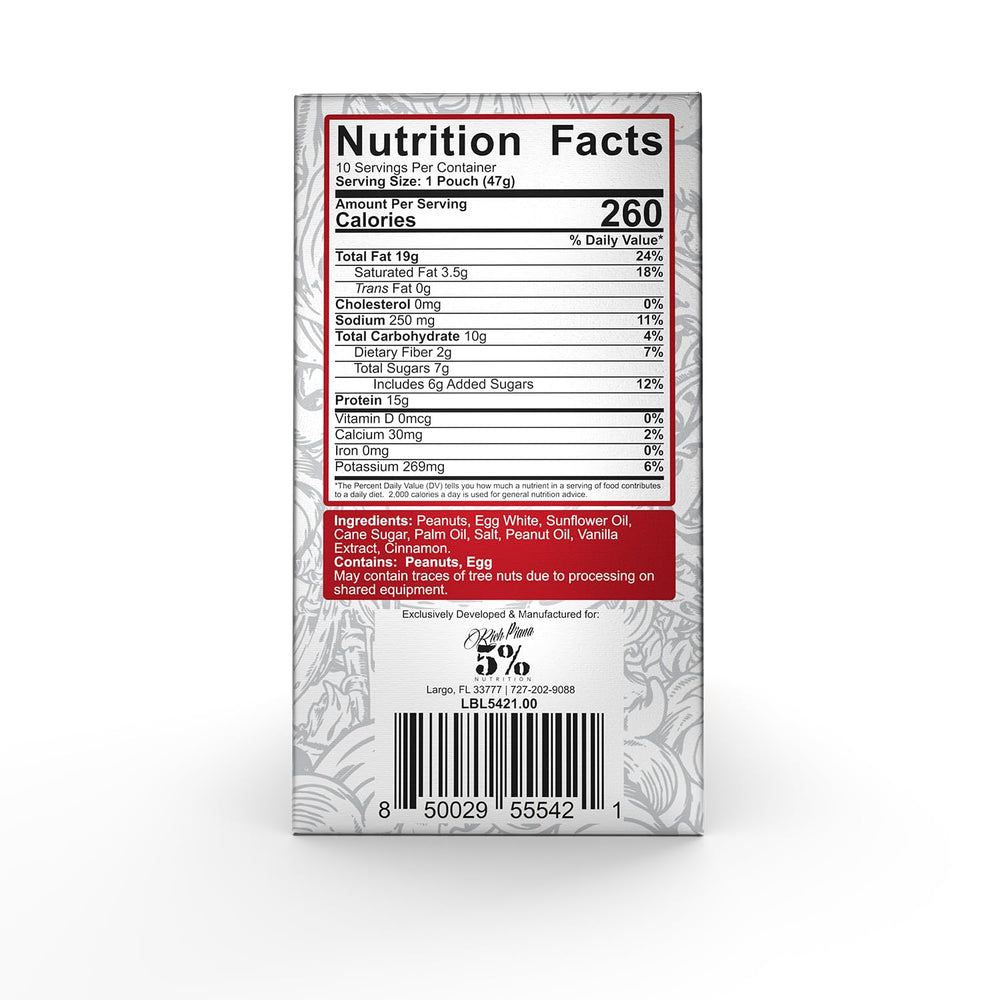 5% Nutrition Snack Time in a bag for travel-friendly snack.