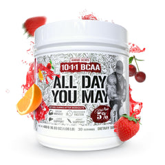 AllDayYouMay ingredients label highlighting amino acids and minerals