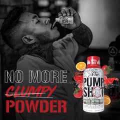 5% Nutrition Rich Piana Pump Shot hydration-focused image suggesting endurance benefits