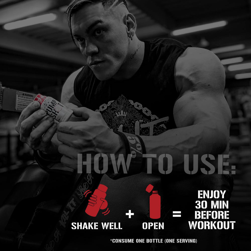 5% Nutrition Rich Piana Pump Shot S7 ingredients chart illustrating natural NO support