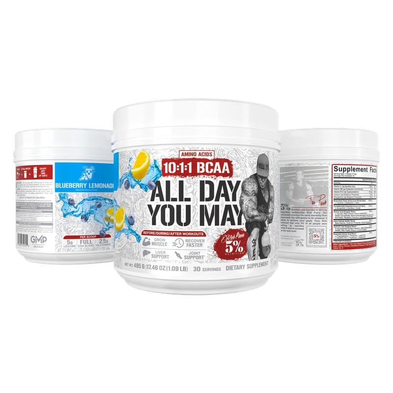 5% Nutrition Rich Piana ADYM label highlights liver and joint support ingredients