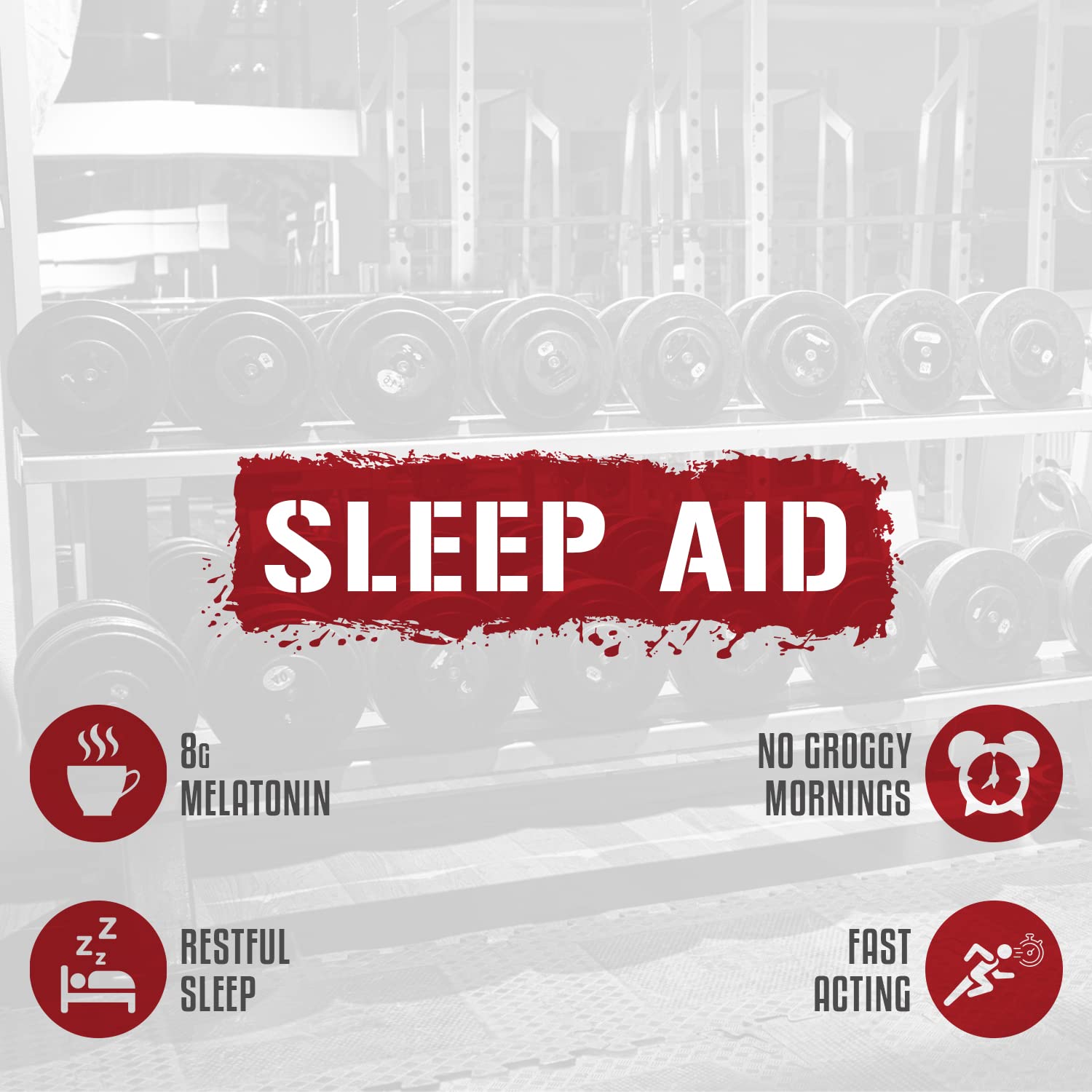 Rich Piana Knocked Out label close-up showing ingredients for rest support