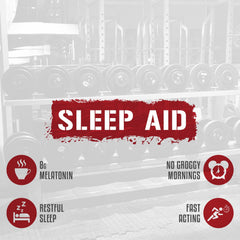 Rich Piana Knocked Out label close-up showing ingredients for rest support