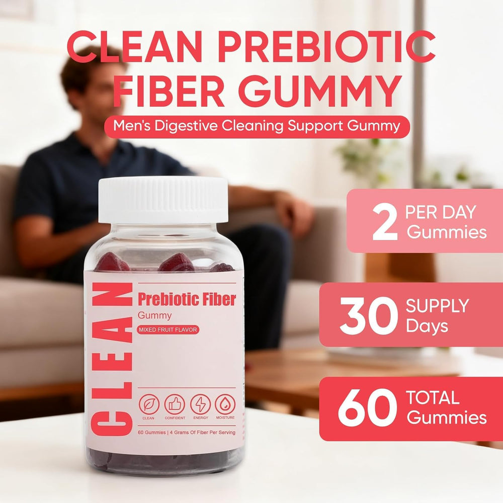 6525080 Clean Prebiotic Fiber Gummy dispense design for portable daily use.