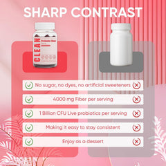 6525080 Clean Prebiotic Fiber Gummy packaging box emphasizes freshness.