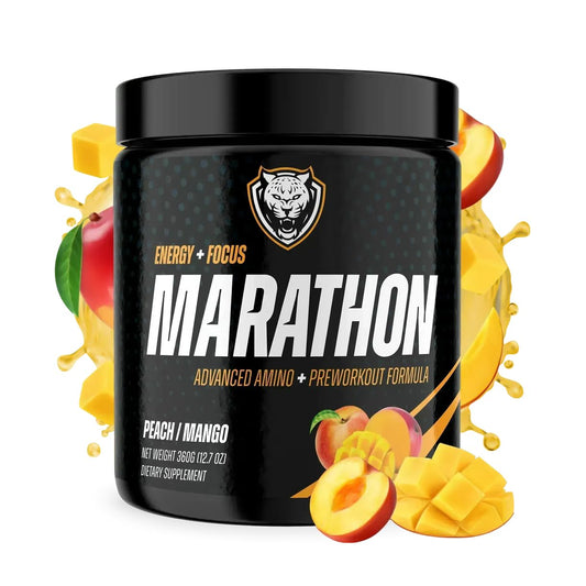 6AM Run Marathon bottle pour promotes clean energy for long runs