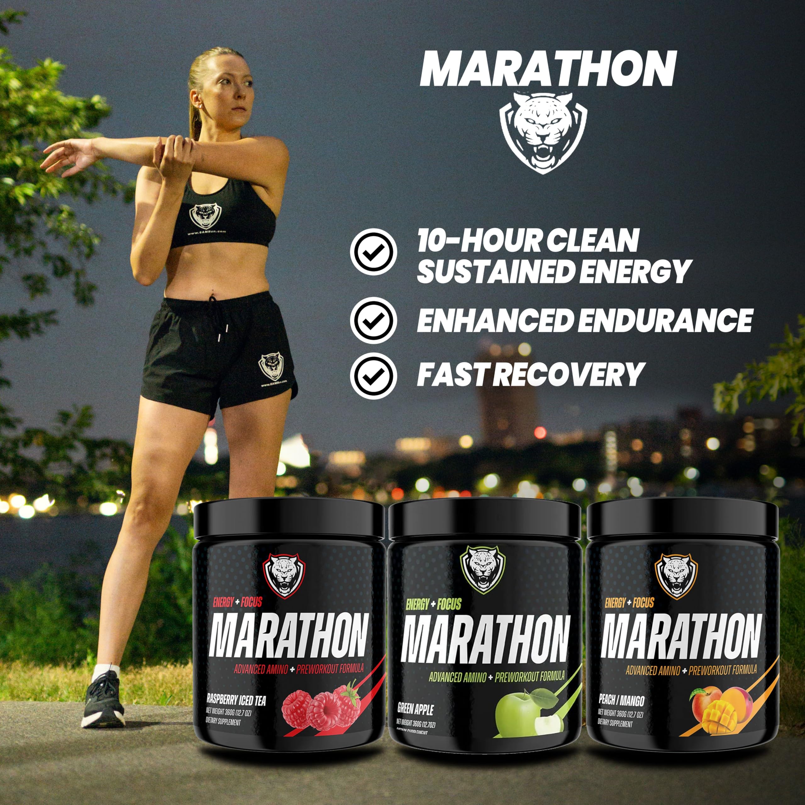 6AM Run Marathon ready-to-drink pre-workout use before cardio