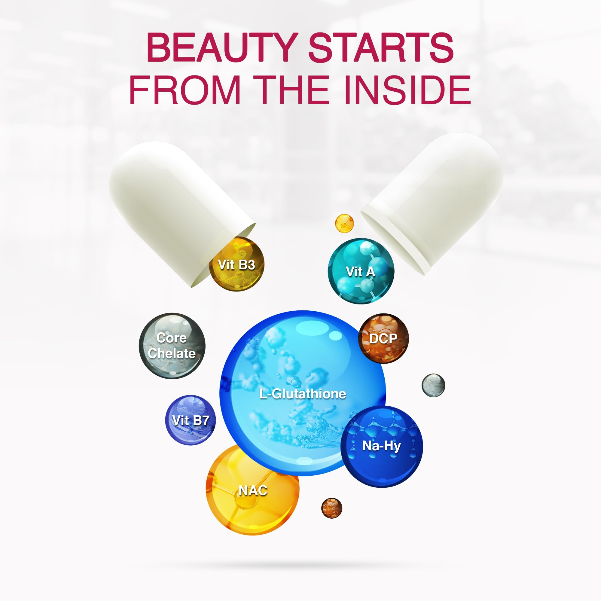 6SKINS mineral chelation technology visual highlighting advanced absorption.
