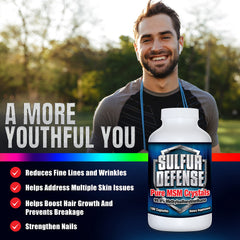7 Lights Sulfur Defense Opti-MSM vegan-approved icon—vegan and allergen-free support.