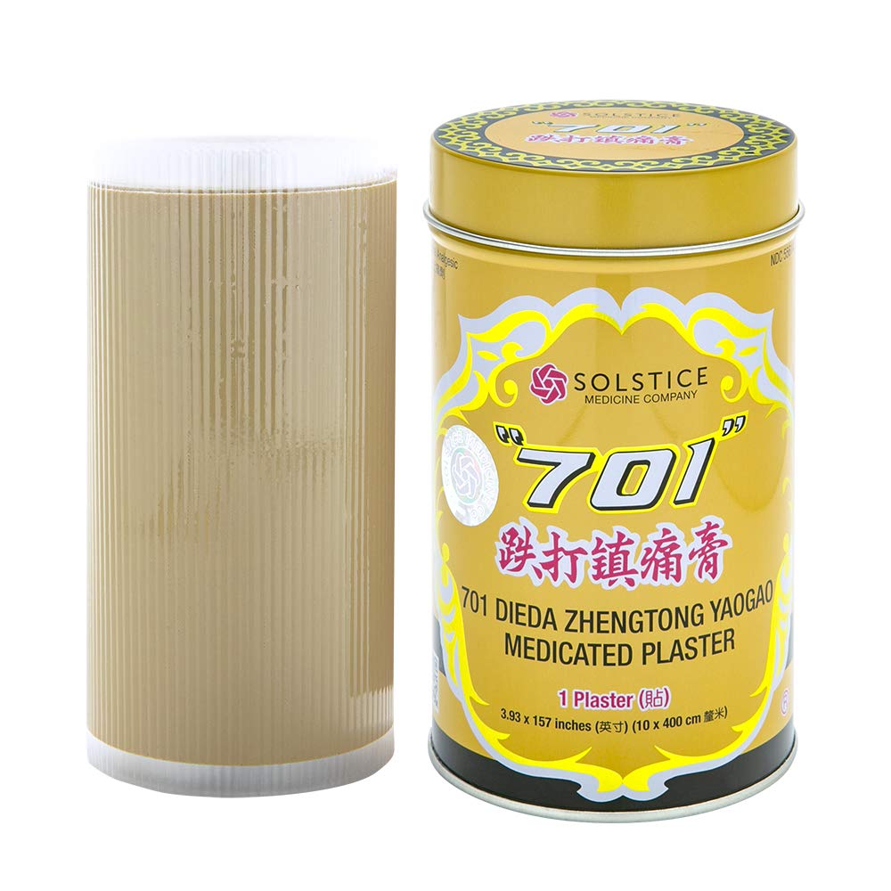 701 Dieda Zhengtong Yaogao Medicated Plaster box front view for convenient pain relief access