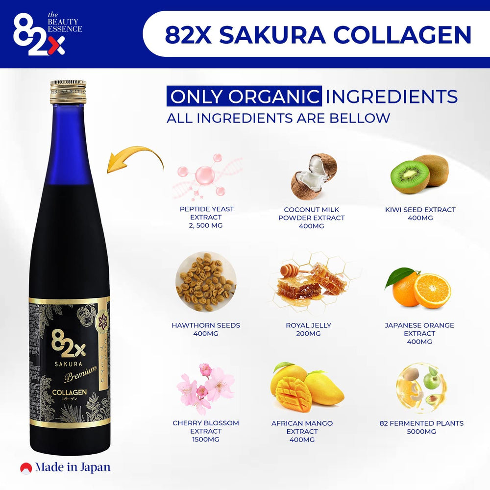 82X Collagen Premium mix with water for versatile consumption