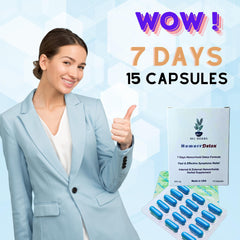 861 HERBS HemorrDetox capsules close-up for easy daily dosing