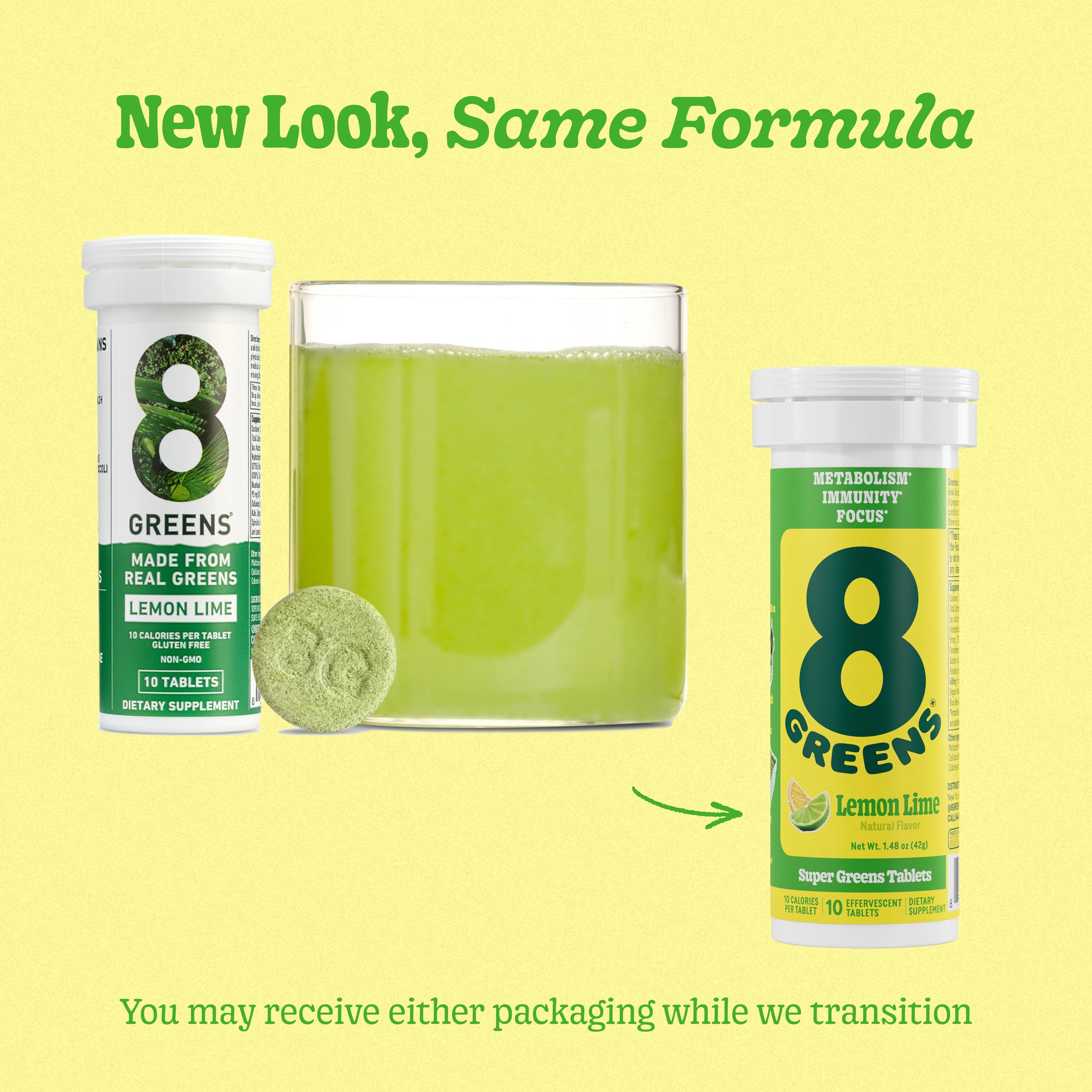 8Greens-glass-serve: prepared drink ready to enjoy