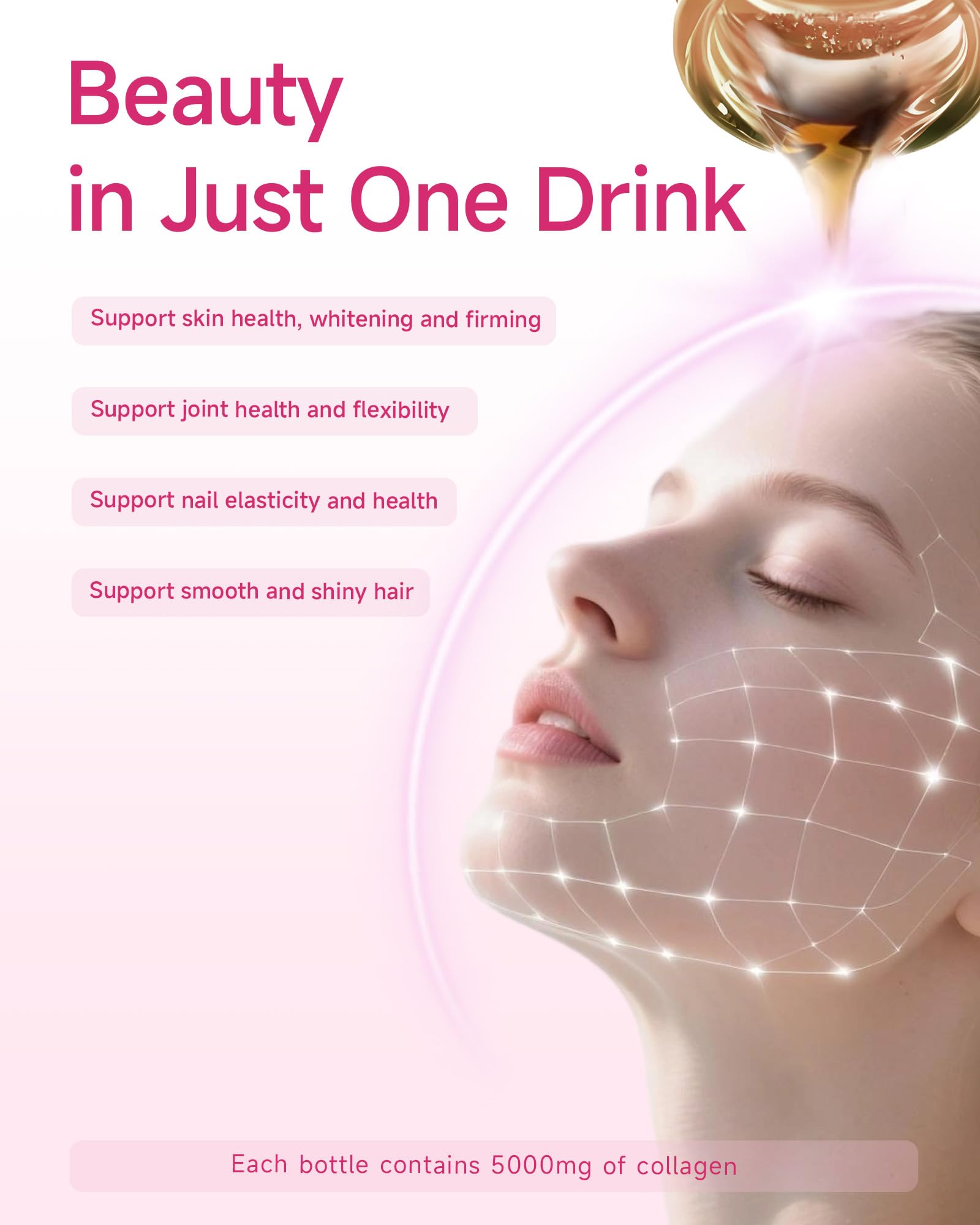 9 YOUNG-BASIC Ageless Beauty pour demonstrates quick absorption and easy daily use.