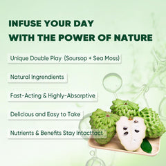 Aacnre QIZFYZZ ingredients visual conveys a ten-herb blend for wellness