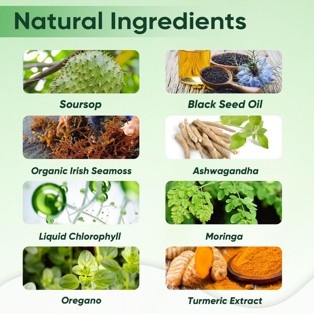 Aacnre QIZFYZZ moringa and ashwagandha visual emphasizes balanced energy