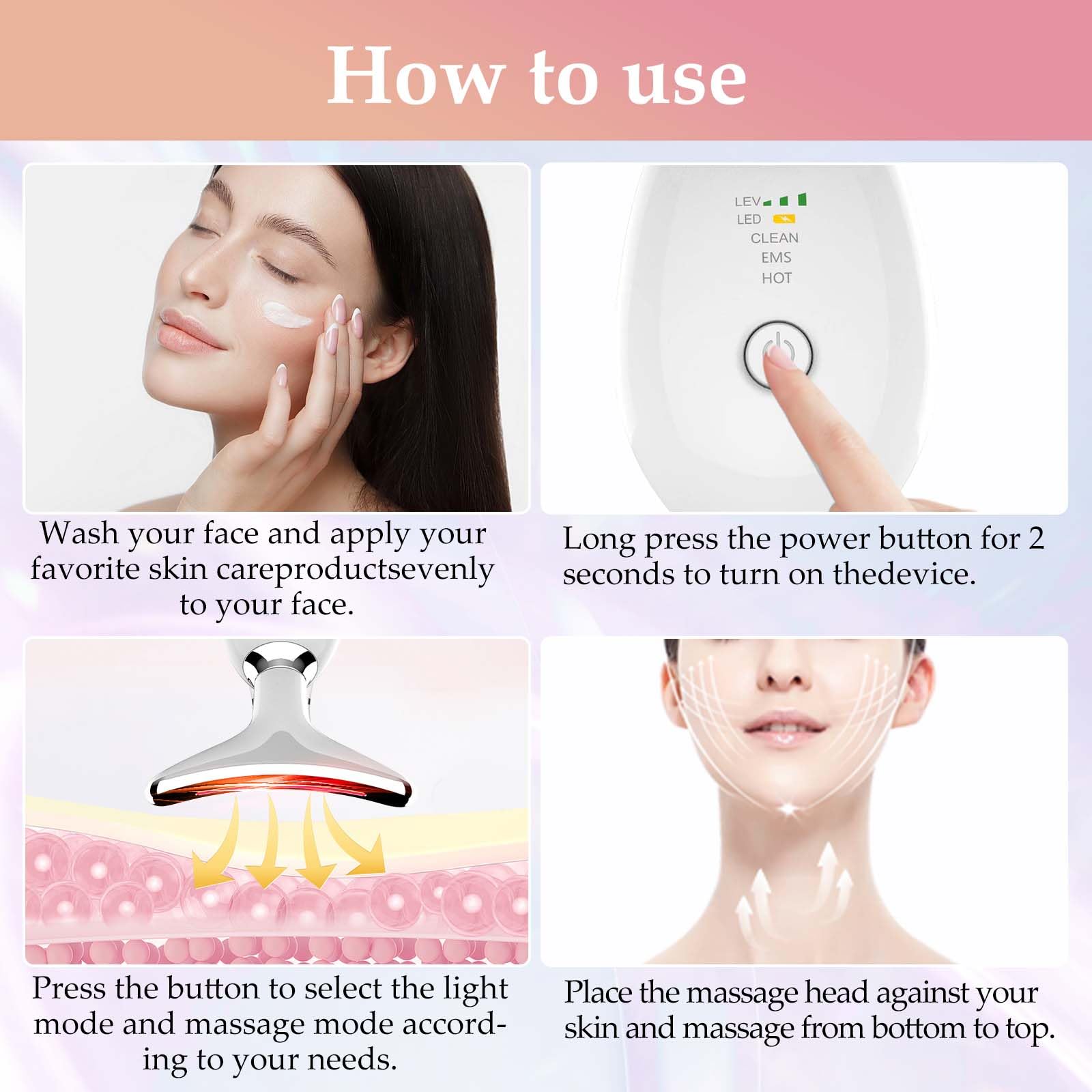 AAJP compact rechargeable device ideal for travel skincare.