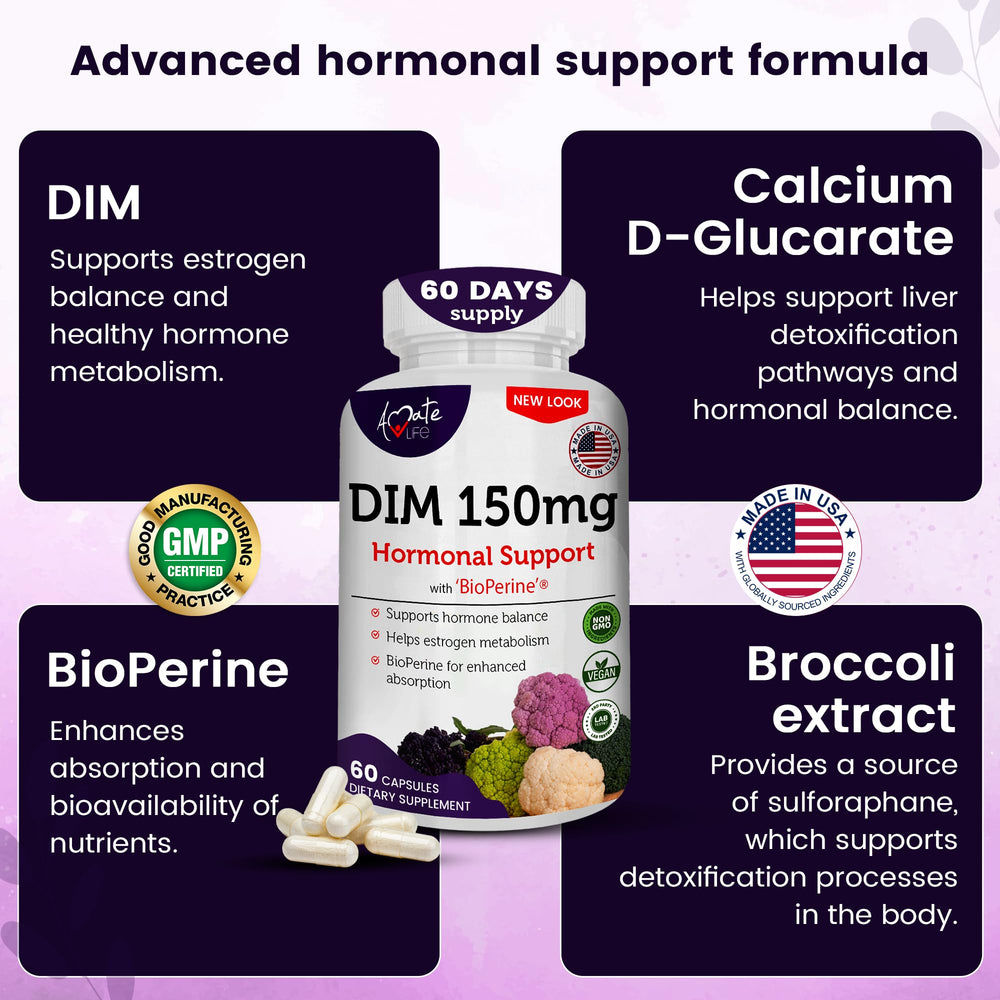 Aamatec Life DIM Complex capsule close-up highlighting easy daily use.