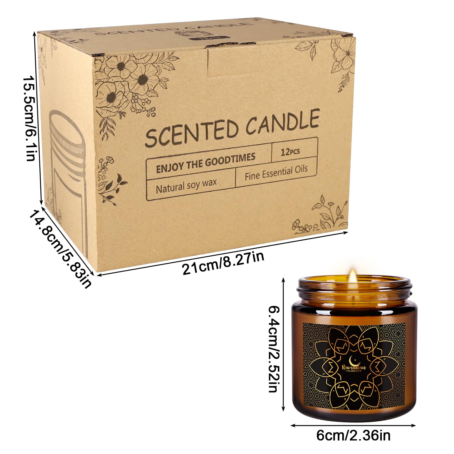 Aamdkcyu elegant Islamic jar design complements home decor beyond Eid.