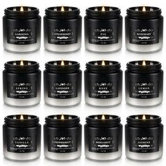Aamdkcyu 12-pack men's candles in a gift box, ideal for gifting occasions.