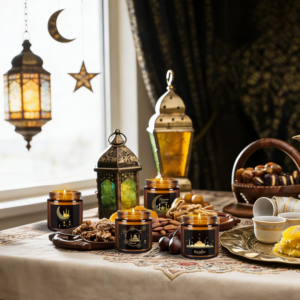 Aamdkcyu candlelight enhances Quran reading and reflective moments.