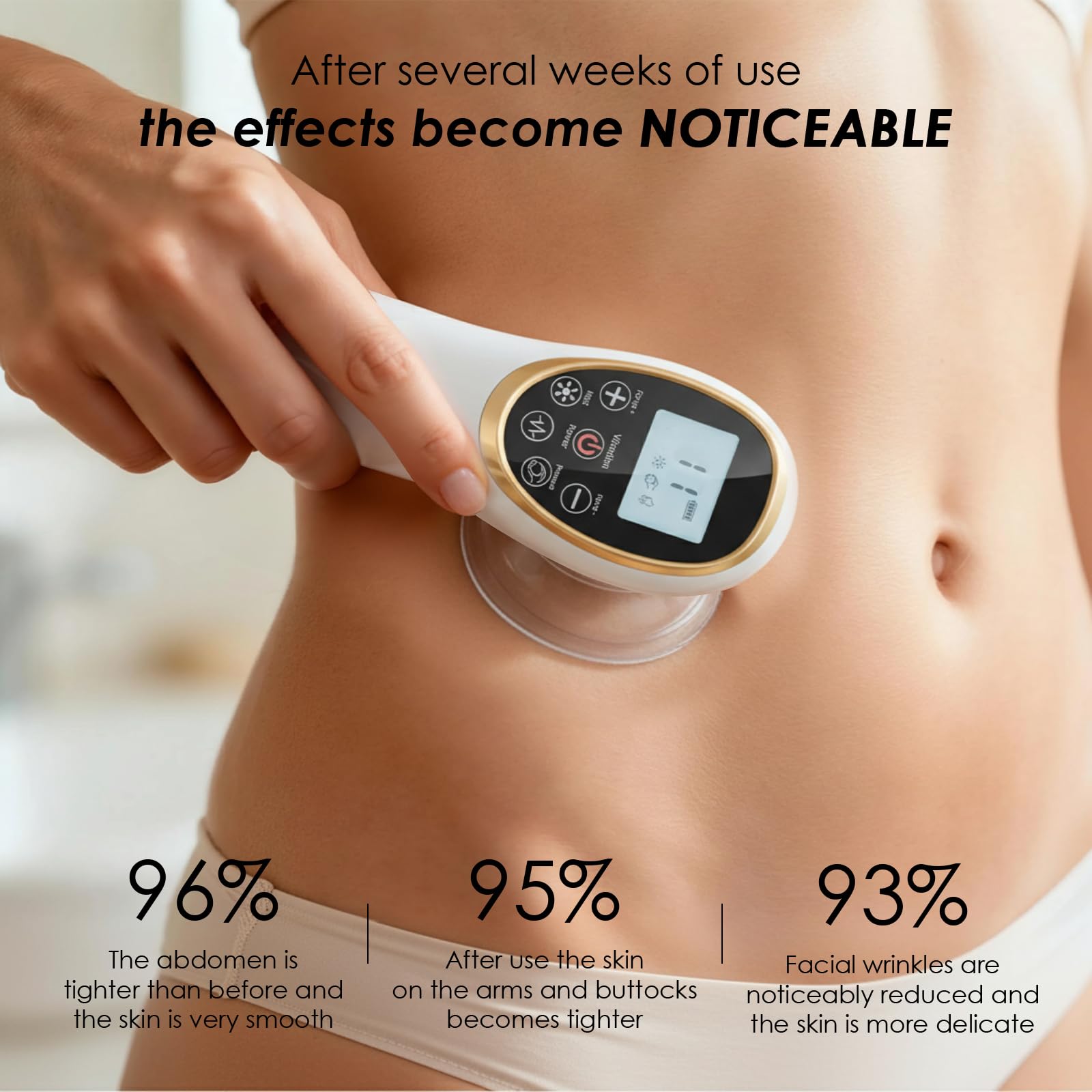 AAQ abdominal use demonstrating quick-zone treatment capability
