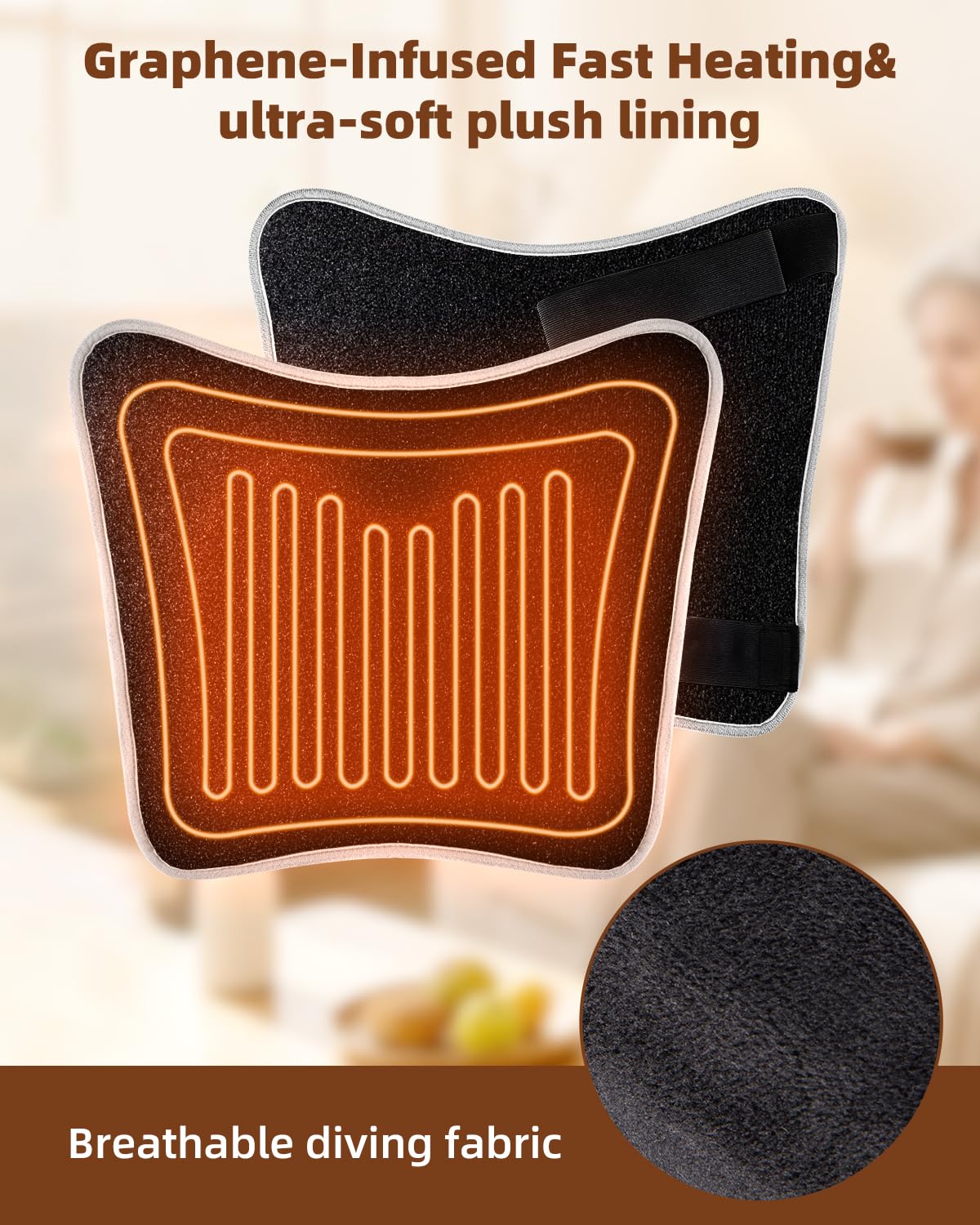 Aassoo machine-washable cover makes cleaning quick and easy after use.