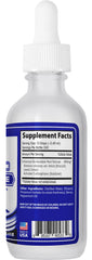 Close-up pour of ABCOCID sulforaphane bottle for precise servings