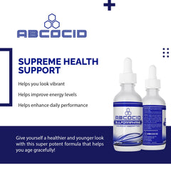 Non-GMO seal on ABCOCID sulforaphane bottle