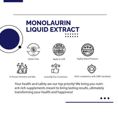 ABCOCID Monolaurin third-party testing stamp indicating purity